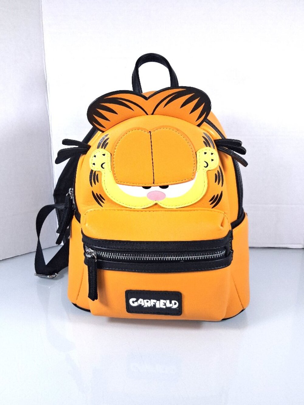 Nickelodeon Classic Comic Character Face Garfield Zippered Mini Backpack Bag